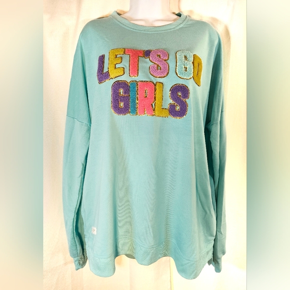 Nwt Simply Southern XXL Let's Go Girls Top - Picture 1 of 7